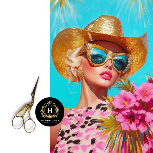 Tropische Rodeo Glam Decoupage Tissuepapier