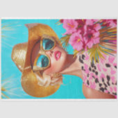 Tropische Rodeo Glam Decoupage Tissuepapier (Voorkant)