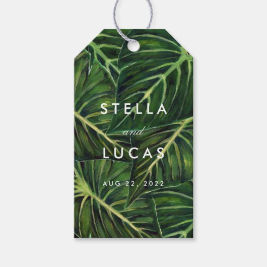 Tropische Romance II Cadeaulabel (Voorkant)