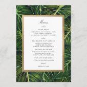 Tropische Romance II Menu (Voorkant)