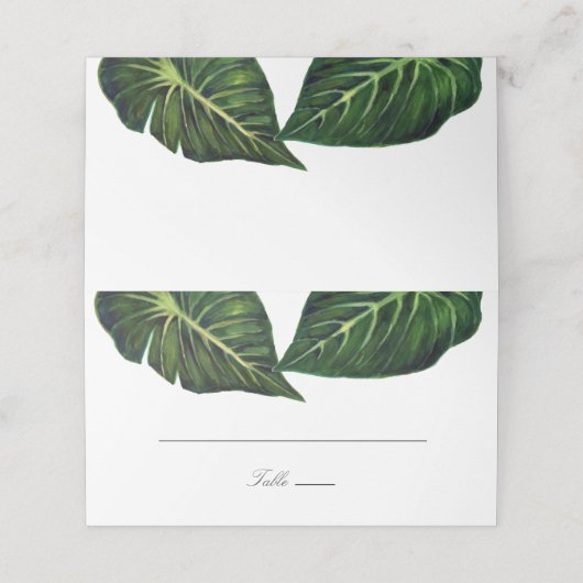 Tropische Romance II Plaatskaartje (Buitenkant ongevouwen)
