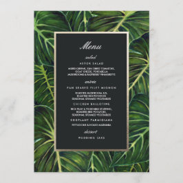 Tropische Romance / Menu