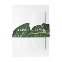 Tropische Romance / Omslag Uitnodigingen Wikkel