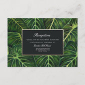 Tropische romance / receptie informatiekaartje (Voorkant)