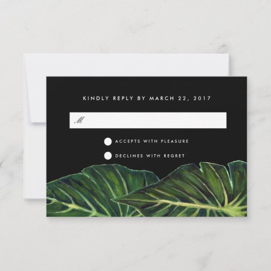 Tropische Romance / RSVP (Voorkant)