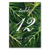 Tropische Romance / Tafelnr. Kaart (Achterkant)