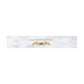 Tropische Romantische Trouw Buikband Uitnodigingen Wikkel (Vlak)