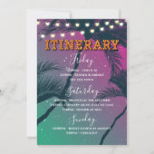 Tropische rondweg rond de nacht Kaart (Voorkant)