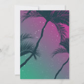 Tropische rondweg rond de nacht Kaart (Achterkant)