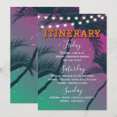 Tropische rondweg rond de nacht Kaart (Voorkant / Achterkant)