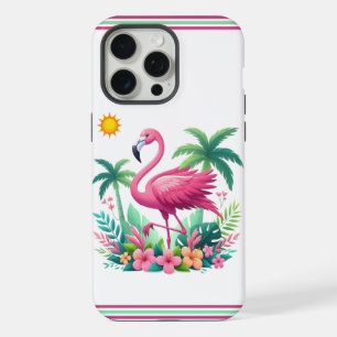 Tropische/Roosa flamingo uit Florida iPhone 15 Pro Max Case