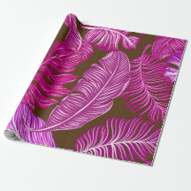 tropische roze bladeren.