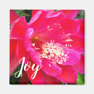 Tropische Roze Bloem Foto Magneet