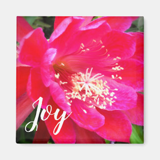 Tropische Roze Bloem Foto Magneet