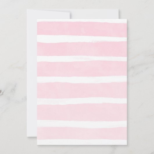 Tropische Roze Bloemen Aloha Luau Verjaardag Uitno Kaart (Achterkant)