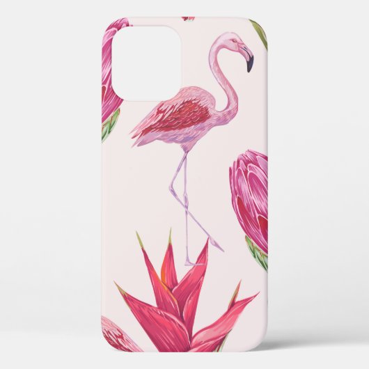 Tropische roze bloemen, protea, paradijsvogel Case-Mate iPhone case (Achterkant)