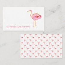 Tropische roze en gouden flamingo's