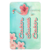 Tropische Roze Flamingo Cruise Stateroom Cabine Magneet (Verticaal)