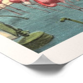 Tropische Roze Flamingo Flamboyance Print (Hoek)