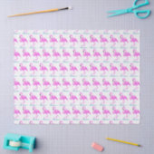 Tropische roze flamingo in het water #7 tissuepapier (Craft)
