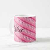 Tropische Roze Flamingo Koffiemok (Voorkant links)