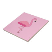 Tropische Roze Flamingo   Tegeltje (Zijkant)