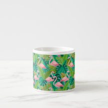 Tropische Roze Flamingo's Jungle Loof