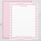 Tropische roze flamingos personaliseert verhalen (Voorkant / Achterkant)