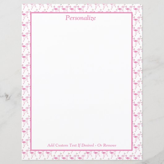 Tropische roze flamingos personaliseert verhalen (Voorkant)