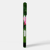 Tropische Roze Hibiscus Bloem Anolis Hagedis Foto Case-Mate iPhone Case (Achterkant / Rechts)