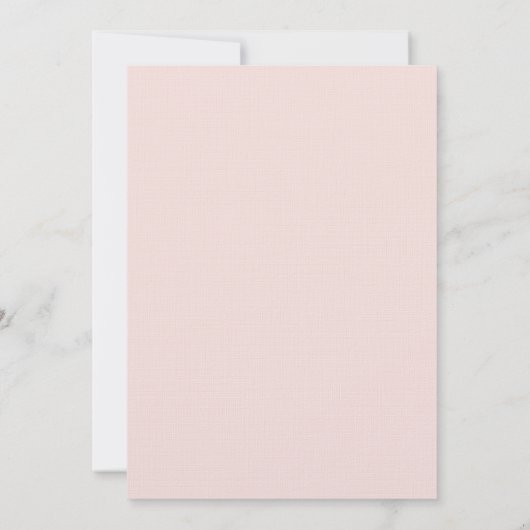 Tropische Roze Hibiscus Bloemenbruiloft Kaart (Achterkant)