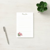 Tropische roze hibiscus Floral fotografie Post-it® Notes (Kantoor)