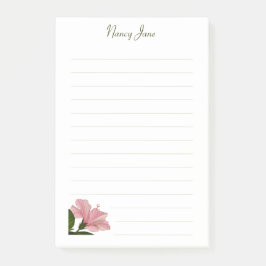 Tropische roze hibiscus Floral fotografie Post-it® Notes
