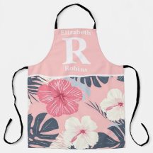 Tropische roze hibiscus gepersonaliseerd