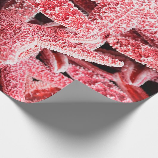 Tropische roze stroop cadeaupapier (Hoek)