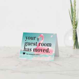 Tropische roze verandering van het Flamingo van ad Aankondiging