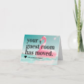 Tropische roze verandering van het Flamingo van ad Aankondiging (Voorkant)