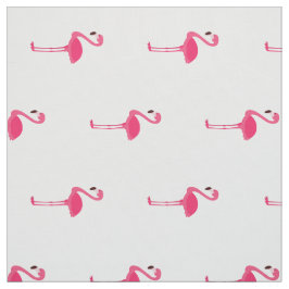Tropische roze vlamingos op wit stof