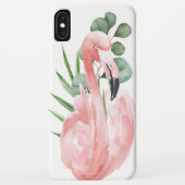 Tropische roze Waterverf Flamingo Case-Mate iPhone Case (Achterkant)