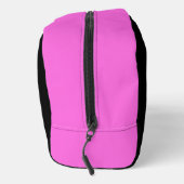 Tropische Roze Zwarte Palm Bomen Custom Beach Meis Toilettasje (Rechts)