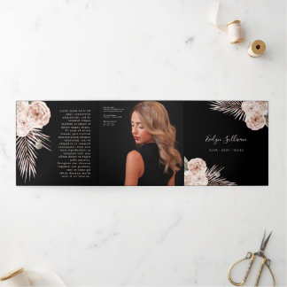 Tropische Rozen drievoudig brochure Drieluik Kaart