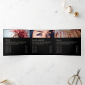 Tropische Rozen drievoudig brochure Drieluik Kaart (Binnen)