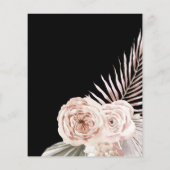 Tropische rozen flyer (Achterkant)