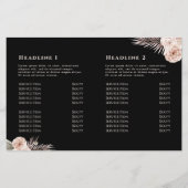 Tropische rozen tweevoudig brochure (Achterkant)