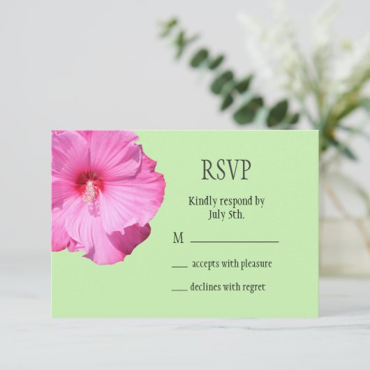 Tropische RSVP (groen) (Staand voorkant)