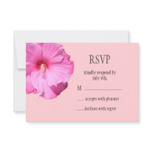 Tropische RSVP (roze)