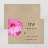 Tropische RSVP (strandzand) (Voorkant / Achterkant)