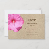 Tropische RSVP (strandzand) Kaartje (Voorkant)