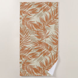 Tropische ruimtecoördinaten - Areca Palms Hawaiian Strandlaken