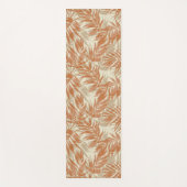 Tropische ruimtecoördinaten — Palmbladeren en stam Yogamat (Voorkant)